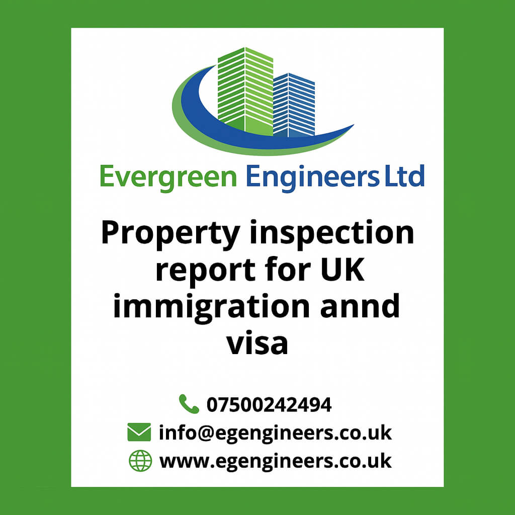 Home survey report for immigration for UK Visa application